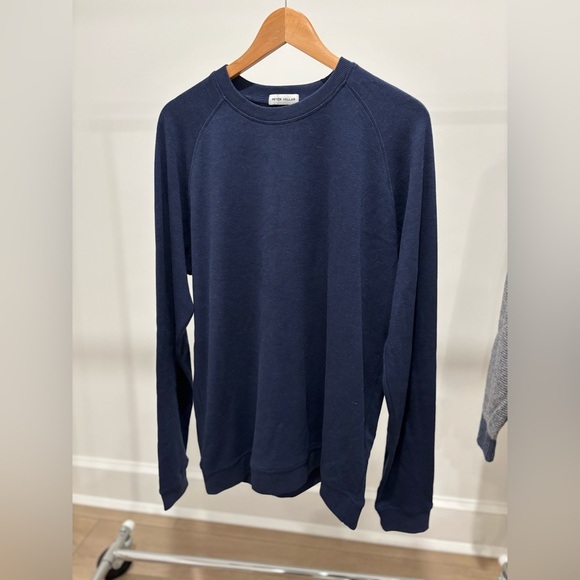 Peter Millar Navy Crown Comfort Crewneck - Picture 1 of 2